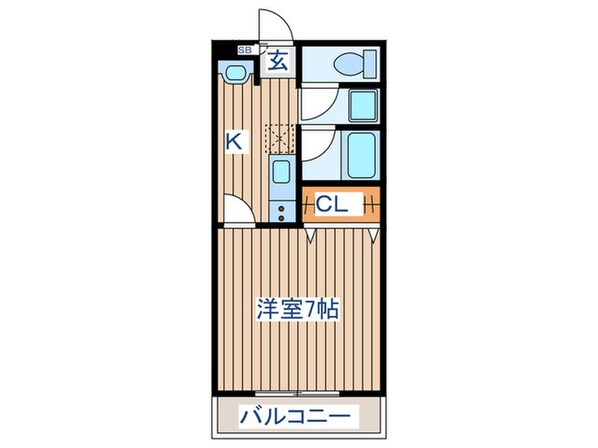 イーグルハイツ南光台の物件間取画像